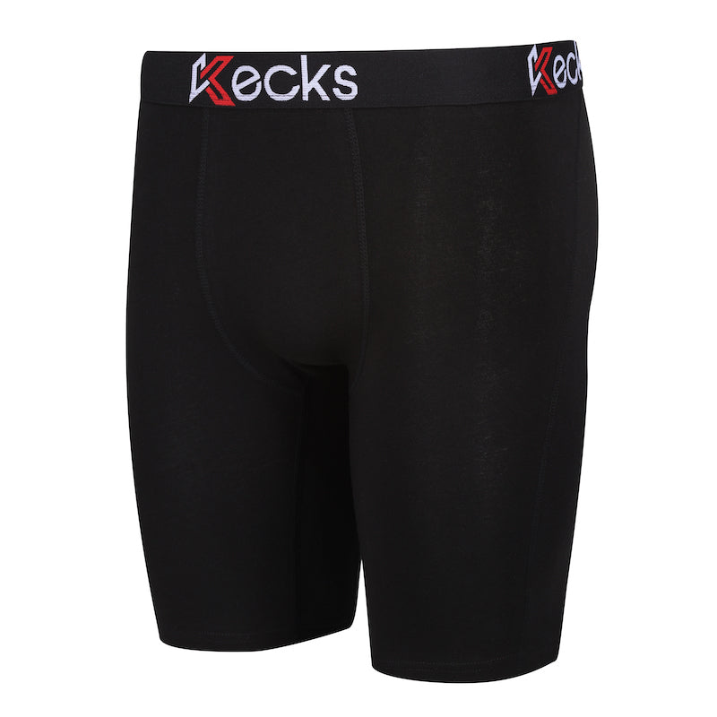 3 Pack Black Boxer Shorts
