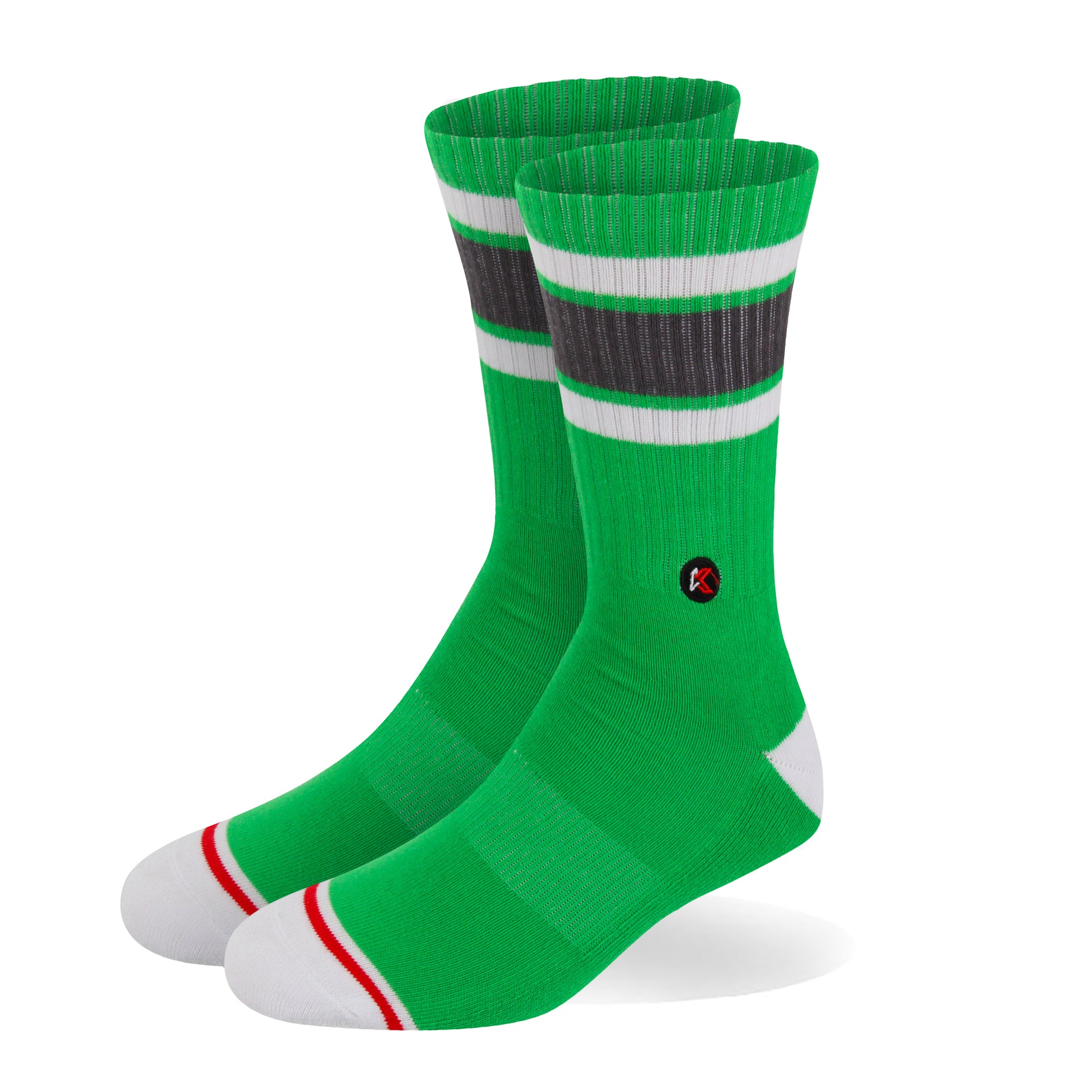 Green Crew Sock